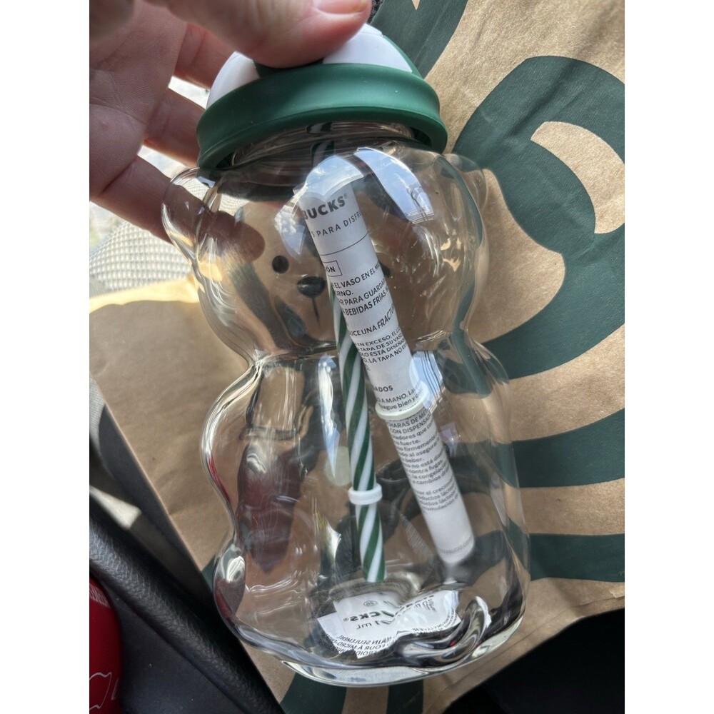 2026 Starbucks World Cup Football ⚽Glass Bearista  CUP NEW Bear FiFA Futbal - Picture 2 of 3